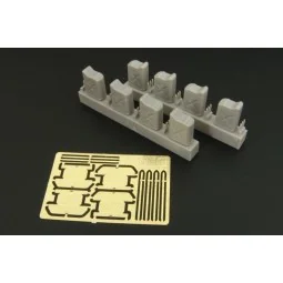 U S cans and holders, 1/48 - Hauler HLX48198