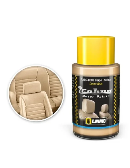 COBRA MOTOR Beige Leather - AMMO by MIG Jimenez A.MIG-0302