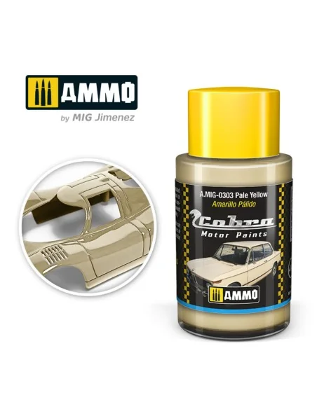 COBRA MOTOR Pale Yellow - AMMO by MIG Jimenez A.MIG-0303