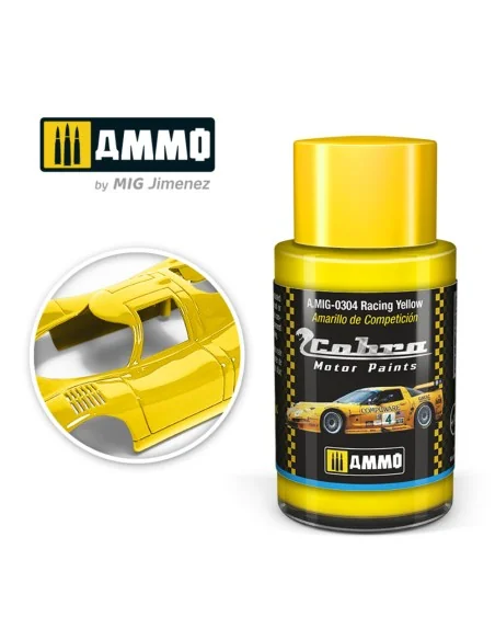 COBRA MOTOR Racing Yellow - AMMO by MIG Jimenez A.MIG-0304