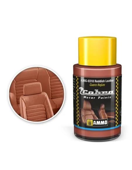 COBRA MOTOR Reddish Leather - AMMO by MIG Jimenez A.MIG-0318