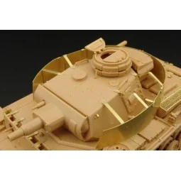 Pz III TURRET SCHURZEN, 1/48 - Hauler HLX48200