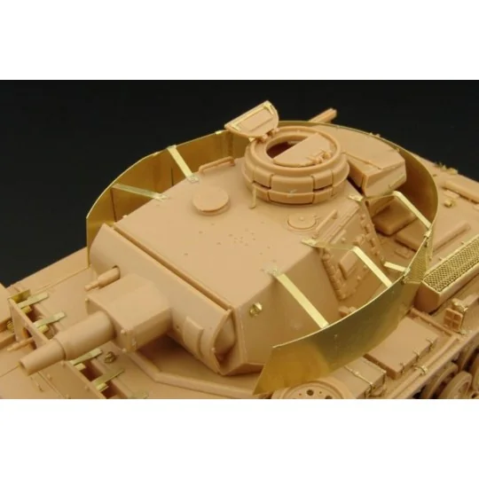 Pz III TURRET SCHURZEN, 1/48 - Hauler HLX48200