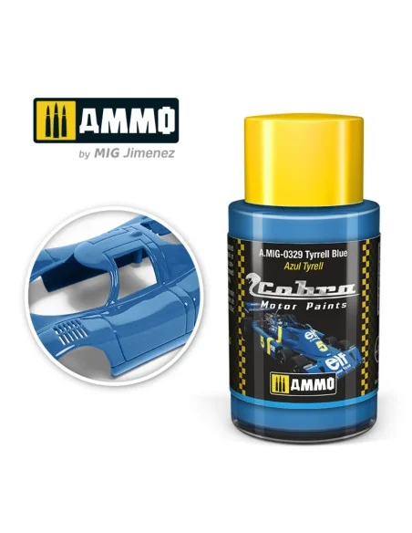 COBRA MOTOR Tyrrell Blue - AMMO by MIG Jimenez A.MIG-0329