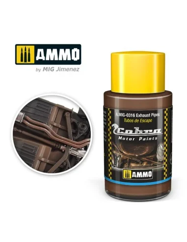 COBRA MOTOR Exhaust pipes - AMMO by MIG Jimenez A.MIG-0316
