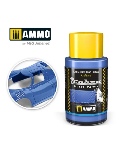 COBRA MOTOR Blue Canvas - AMMO by MIG Jimenez A.MIG-0330