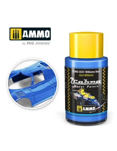 COBRA MOTOR Williams Blue - AMMO by MIG Jimenez A.MIG-0331