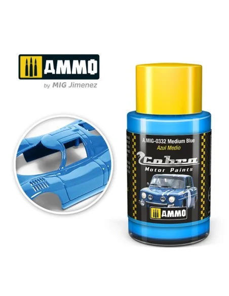 COBRA MOTOR Medium Blue - AMMO by MIG Jimenez A.MIG-0332