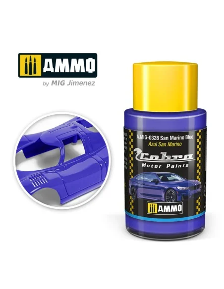 COBRA MOTOR San Marino Blue - AMMO by MIG Jimenez A.MIG-0328