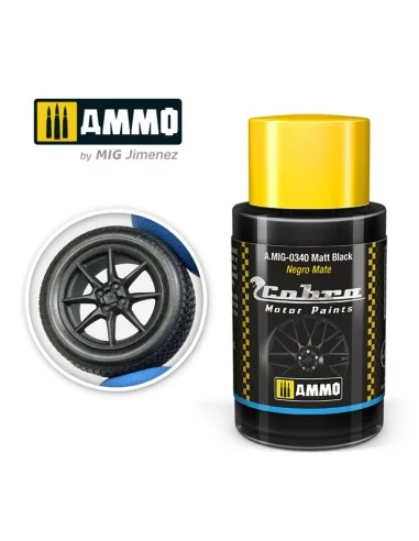COBRA MOTOR Matt Black - AMMO by MIG Jimenez A.MIG-0340