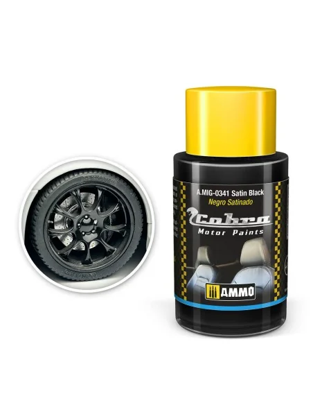 COBRA MOTOR Satin Black - AMMO by MIG Jimenez A.MIG-0341
