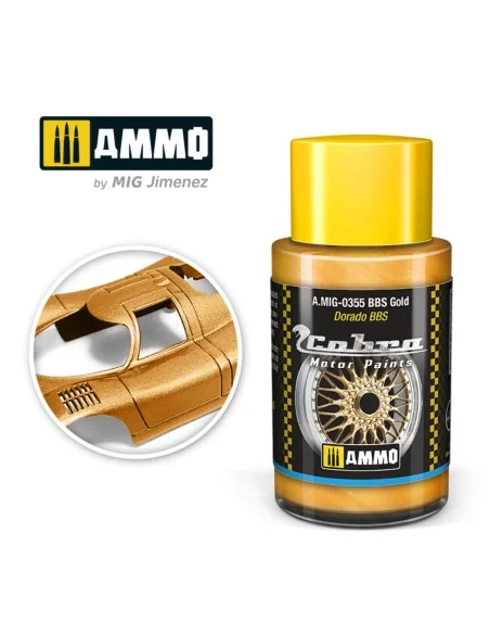 COBRA MOTOR BBS Gold - AMMO by MIG Jimenez A.MIG-0355
