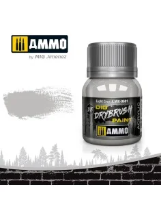 DRYBRUSH Light Grey - AMMO by MIG Jimenez A.MIG-0601 2