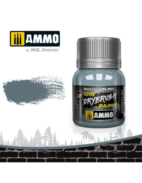 DRYBRUSH Basalt Grey - AMMO by MIG Jimenez A.MIG-0603