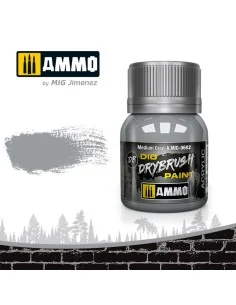 DRYBRUSH Medium Grey - AMMO by MIG Jimenez A.MIG-0602
