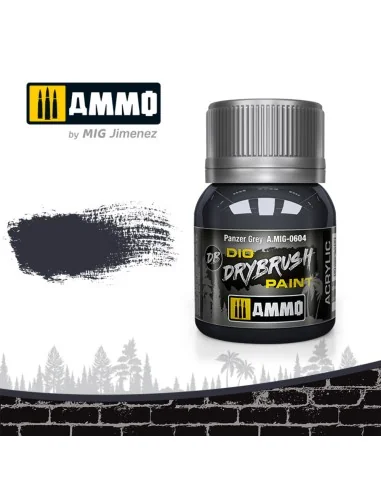 DRYBRUSH Panzer Grey - AMMO by MIG Jimenez A.MIG-0604