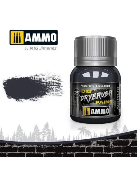 DRYBRUSH Panzer Grey - AMMO by MIG Jimenez A.MIG-0604