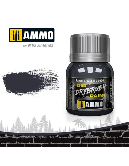 DRYBRUSH Panzer Grey - AMMO by MIG Jimenez A.MIG-0604