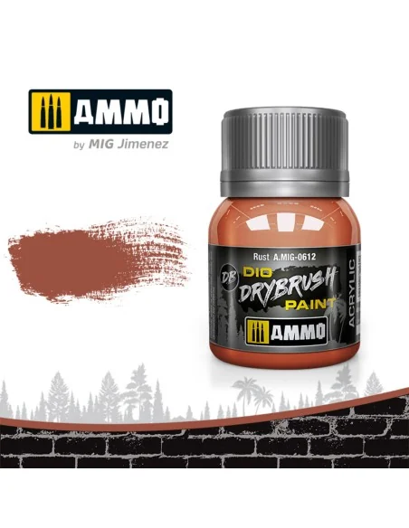 DRYBRUSH Rust - AMMO by MIG Jimenez A.MIG-0612