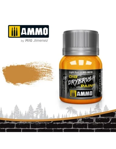 DRYBRUSH Light Rust - AMMO by MIG Jimenez A.MIG-0610