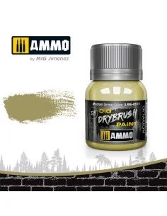 DRYBRUSH Medium German Yellow - AMMO by MIG Jimenez A.MIG-0617