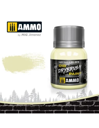 DRYBRUSH Light Sand - AMMO by MIG Jimenez A.MIG-0616