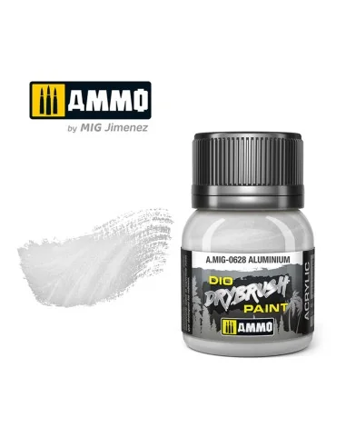 DRYBRUSH Aluminium - AMMO by MIG Jimenez A.MIG-0628