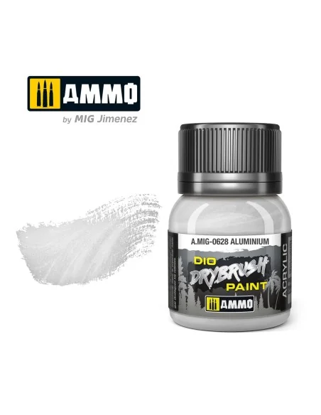 DRYBRUSH Aluminium - AMMO by MIG Jimenez A.MIG-0628