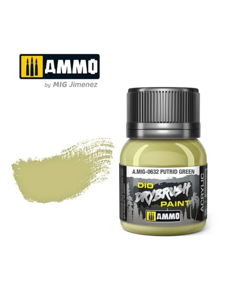DRYBRUSH Putrid Green - AMMO by MIG Jimenez A.MIG-0632