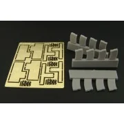 2cm FLAK magazines and boxes, 1/48 - Hauler HLX48205