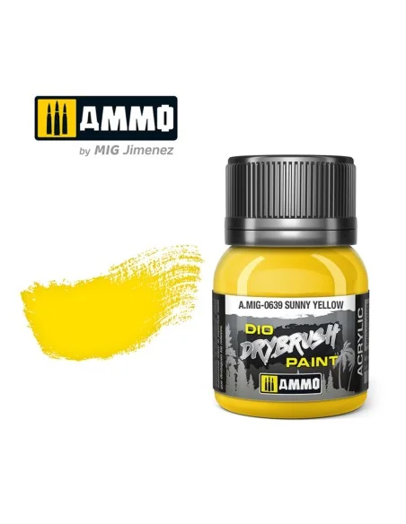 DRYBRUSH Sunny Yellow - AMMO by MIG Jimenez A.MIG-0639