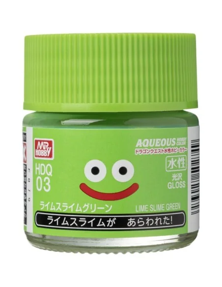 AQUEOUS DRAGON QUEST COLOR (10ml) Lime Slime Green - Mr Hobby - Gun...