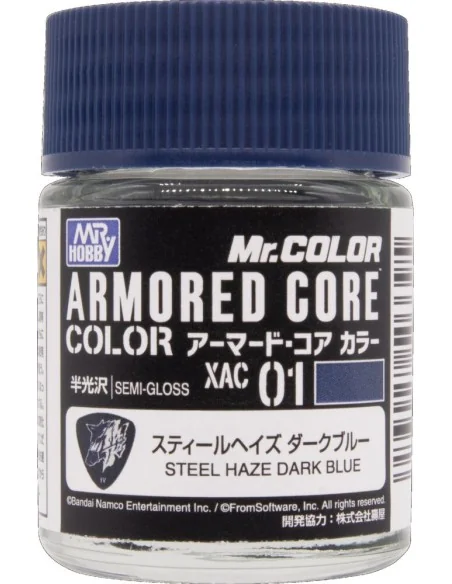 Armored Core Color (18ml) Steel Haze Dark Blue - Mr Hobby - Gunze X...