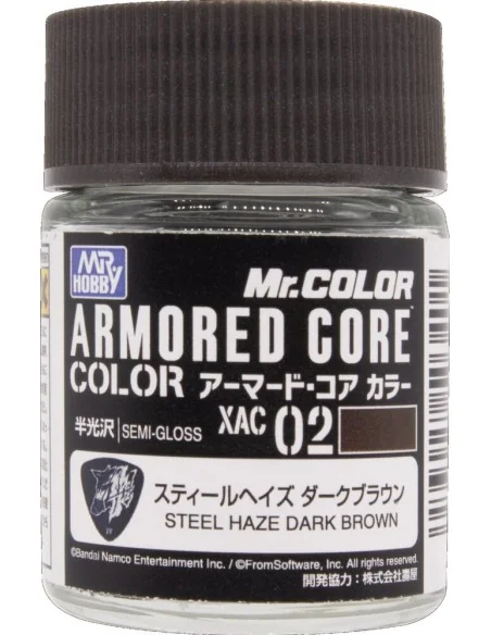 Armored Core Color (18ml) Steel Haze Dark Brown - Mr Hobby - Gunze ...