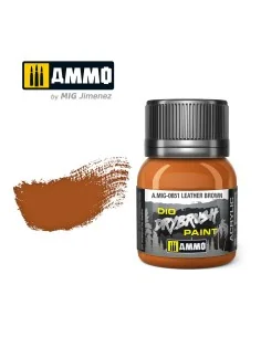 DRYBRUSH Leather Brown - AMMO by MIG Jimenez A.MIG-0651 2