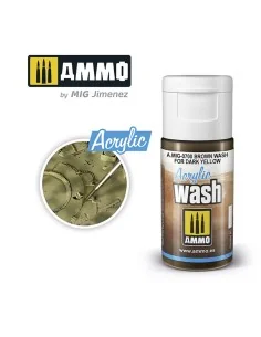 ACRYLIC WASH Brown Wash for Dark Yellow - AMMO by MIG Jimenez A.MIG...