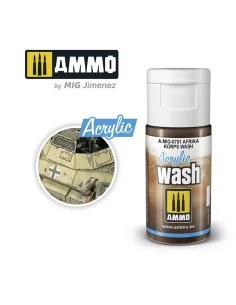 ACRYLIC WASH Afrika Korps Wash - AMMO by MIG Jimenez A.MIG-0701