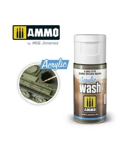 ACRYLIC WASH Dark Brown Wash - AMMO by MIG Jimenez A.MIG-0705