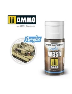 ACRYLIC WASH Brown Wash for Sand - AMMO by MIG Jimenez A.MIG-0707