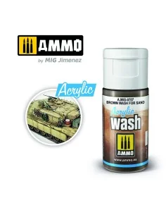 ACRYLIC WASH Brown Wash for Sand - AMMO by MIG Jimenez A.MIG-0707 2