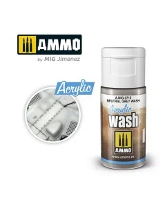 ACRYLIC WASH Neutral Grey Wash - AMMO by MIG Jimenez A.MIG-0710