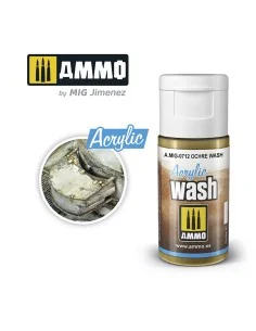 ACRYLIC WASH Ochre Wash - AMMO by MIG Jimenez A.MIG-0712
