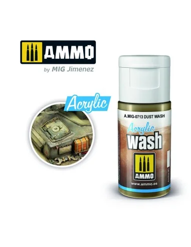 ACRYLIC WASH Dust Wash - AMMO by MIG Jimenez A.MIG-0713