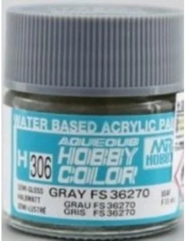 Mr Hobby -Gunze Aqueous Hobby Colors (10 ml) Gray FS 36270 - Mr Hob...
