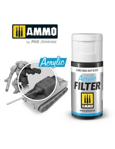 ACRYLIC FILTER Night Black - AMMO by MIG Jimenez A.MIG-0802