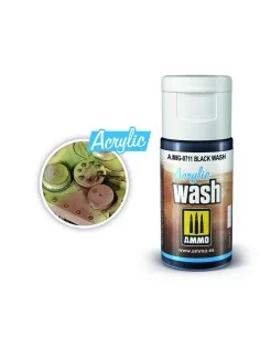ACRYLIC WASH Black Wash - AMMO by MIG Jimenez A.MIG-0711 2