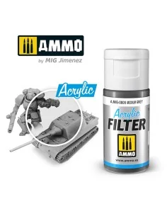 ACRYLIC FILTER Medium Grey - AMMO by MIG Jimenez A.MIG-0805