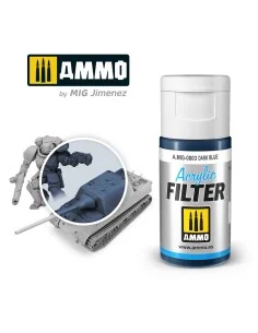 ACRYLIC FILTER Dark Blue - AMMO by MIG Jimenez A.MIG-0803 2