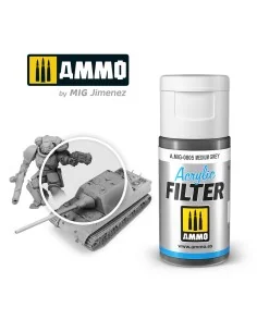 ACRYLIC FILTER Medium Grey - AMMO by MIG Jimenez A.MIG-0805 2