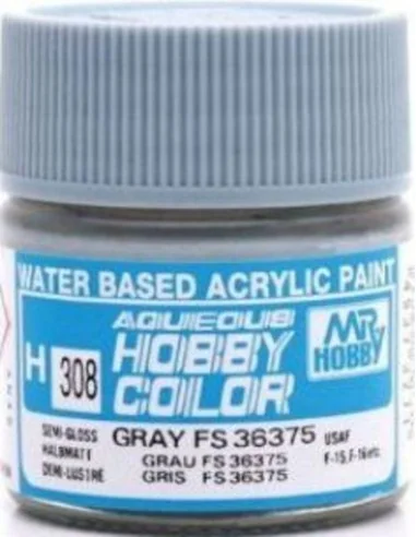 Mr Hobby -Gunze Aqueous Hobby Colors (10 ml) Gray FS 36375 - Mr Hob...